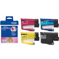 brother LC-527XLVAL schwarz, cyan, magenta, gelb Druckerpatronen, 4er-Set brother LC-527XLVAL schwarz, cyan, magenta, gelb Druckerpatronen, 4er-Set von Brother