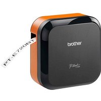 brother P-touch CUBE Pro PT-E720BT Beschriftungsgerät orange, schwarz von Brother