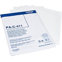 brother PAC411 weiß Thermopapier, 100 Blatt von Brother