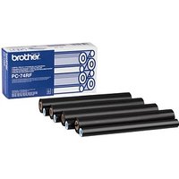 brother PC-74RF schwarz Thermo-Druckfolien, 4 Rollen von Brother