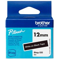brother Schriftband Btag BTAG335, 12 mm weiß auf schwarz brother Schriftband Btag BTAG335, 12 mm weiß auf schwarz von Brother