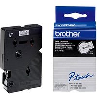 brother Schriftband TC-291 TC291, 9 mm schwarz auf weiß brother Schriftband TC-291 TC291, 9 mm schwarz auf weiß von Brother