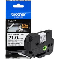 brother Schrumpfschlauch HSe-251E HSE251E, 21 mm schwarz auf weiß brother Schrumpfschlauch HSe-251E HSE251E, 21 mm schwarz auf weiß von Brother