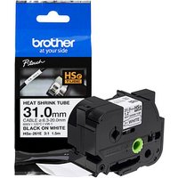 brother Schrumpfschlauch HSe-261E HSE261E, 31 mm schwarz auf weiß brother Schrumpfschlauch HSe-261E HSE261E, 31 mm schwarz auf weiß von Brother
