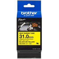 brother Schrumpfschlauch HSe-661E HSE661E, 31 mm schwarz auf gelb brother Schrumpfschlauch HSe-661E HSE661E, 31 mm schwarz auf gelb von Brother