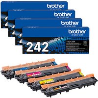 brother TN-242BK/C/M/Y schwarz, cyan, magenta, gelb Toner, 4er-Set brother TN-242BK/C/M/Y schwarz, cyan, magenta, gelb Toner, 4er-Set von Brother