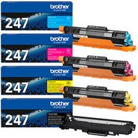 brother TN-247BK/C/M/Y  schwarz, cyan, magenta, gelb Toner, 4er-Set von Brother