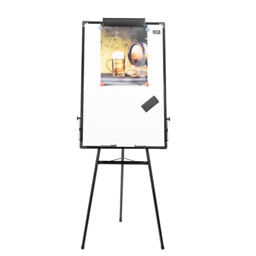 Brride Flipchart Ständer Whiteboard, 90X60cm Trocken Abwischbare Magnetische Whiteboard Staffelei, Tragbares White Board Höhenverstellbar Faltbares Whiteboards für Zuhause Schule Büro Brride Flipchart Ständer Whiteboard, 90X60cm Trocken Abwischbare Magnetische Whiteboard Staffelei, Tragbares White Board Höhenverstellbar Faltbares Whiteboards für Zuhause Schule Büro von Brride