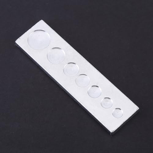 11pcs Leder Bastelfalle Fastener Setter Niete Einstellung Punch -Würfelwerkzeuge mit 2,5 Mm+3 Mm Lochschlägen für Jeans, Kleidung, Taschen, Handwerksprojekte, Reparatur von Brrnoo