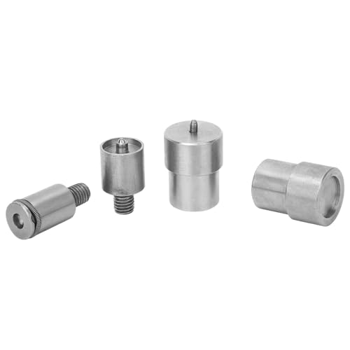 BRRNOO Ersatz-Kits für Druckknopf-Stanzformen, Edelstahl für 831 mit Druckknopf-Pressmaschine, 12 Mm, 15 Mm, 21,5 Mm, 21,5 Mm Zur Knopfherstellung BRRNOO Ersatz-Kits für Druckknopf-Stanzformen, Edelstahl für 831 mit Druckknopf-Pressmaschine, 12 Mm, 15 Mm, 21,5 Mm, 21,5 Mm Zur Knopfherstellung von Brrnoo
