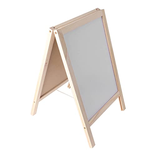 BRRNOO Kinder Staffelei Doppelseitige Stehende Große Malerei Raum Holz Staffelei Pappel Struktur 25x40cm von Brrnoo