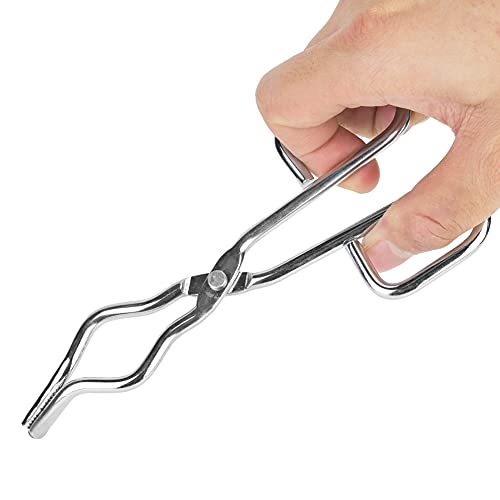 BRRNOO Tiegelstere Stahlstahl-Tiegel, 100% Brandneu, Hochwertiges Design, Nicht Rutschfeste Pfoten für Sichere Griffe, Tragbar und Bequem, 7 Mm, Fehlerfreier Center-Nieten, (150 mm) von Brrnoo