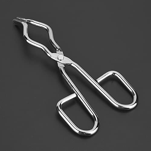 BRRNOO Tiegelstere Stahlstahl-Tiegel, 100% Brandneu, Hochwertiges Design, Nicht Rutschfeste Pfoten für Sichere Griffe, Tragbar und Bequem, 7 Mm, Fehlerfreier Center-Nieten, (200mm) von Brrnoo
