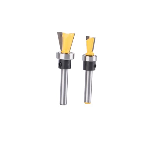 Blätterschwanz -Router -Bit, 2pcs/Set Dovetail Bit Joint Router Holzbearbeitung Cutter 1/4in Shank Set 1/4 Schaft mit Lager für Handwerksmann Holzbearbeitung Blätterschwanz -Router -Bit, 2pcs/Set Dovetail Bit Joint Router Holzbearbeitung Cutter 1/4in Shank Set 1/4 Schaft mit Lager für Handwerksmann Holzbearbeitung von Brrnoo
