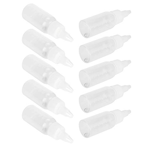 Brrnoo 30 Ml PP Squirt Pigmentflasche mit Großer Kapazität und Skala, 10pcs Airbrush -Farbbehälter Zum Hinzufügen von Pigment Brrnoo 30 Ml PP Squirt Pigmentflasche mit Großer Kapazität und Skala, 10pcs Airbrush -Farbbehälter Zum Hinzufügen von Pigment von Brrnoo