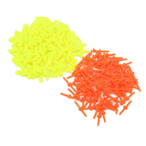 Brrnoo Bobber Stopps, Angelrute Schwimmt Cara Rod Bobber Float Stoppers Fishing Accessoires, 300pcs Stops, Gummi Stopps Fischereigeräte Fischerei Tackle von Brrnoo