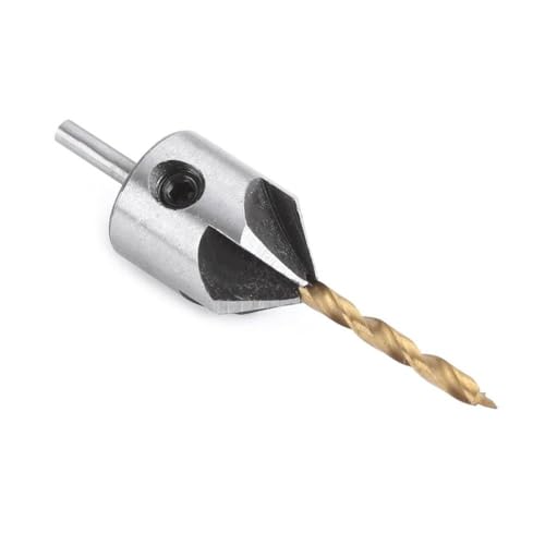 Brrnoo Countersink -Bohrer -Bit Set, Holzbearbeitungswerkzeuge mit Hex Schlüssel Countersink Bohrmaschine Bit Carpentry Holzbearbeitung Langweiliges Werkzeug Runde Schaft Bohrer für Holzbearbeitung Brrnoo Countersink -Bohrer -Bit Set, Holzbearbeitungswerkzeuge mit Hex Schlüssel Countersink Bohrmaschine Bit Carpentry Holzbearbeitung Langweiliges Werkzeug Runde Schaft Bohrer für Holzbearbeitung von Brrnoo