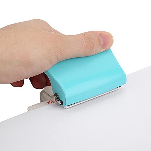 Brrnoo Hole Puncher, Hole Puncher mit Abschlussmarkierhandbuch 26 Loch für Handbücher (hellblau) von Brrnoo