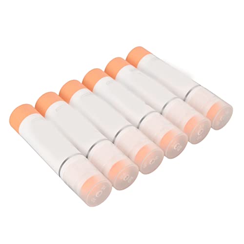 Brrnoo Lackstöcke, Schnell Trocknende Waschkunstversorgungen Tempera -Lackstangen mit 6pcs Zum Malvorlagen (Gelbliches Rosa) von Brrnoo