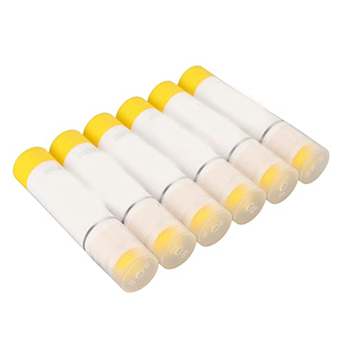 Brrnoo Lackstöcke, Schnell Trocknende Waschkunstversorgungen Tempera -Lackstangen mit 6pcs Zum Malvorlagen (YELLOW) von Brrnoo