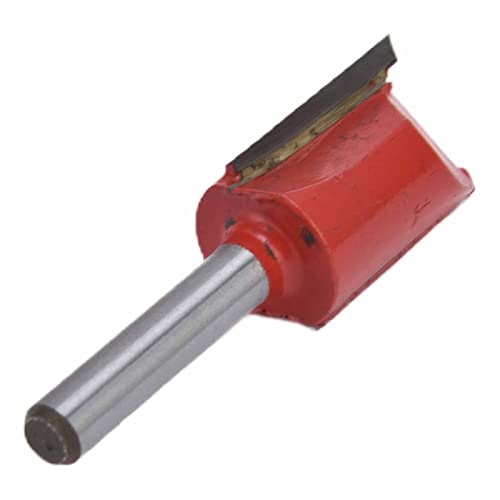 Brrnoo Router -Bit, 1/4in -Schaft Gerade Bit für CNC, Holzbearbeitungswerkzeuge Flush Trimm Router , Gerade Legierungs Stahlschneider für Holz, MDF (1/4''*17mm) von Brrnoo