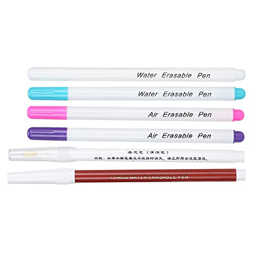 Brrnoo Stoffmarkierungen für das Nähen, Wasserlösliche Stoffmarker mit 6 -pcs -Kunststoff Stoffmarkierungen für Handwerksnadelarbeiten Brrnoo Stoffmarkierungen für das Nähen, Wasserlösliche Stoffmarker mit 6 -pcs -Kunststoff Stoffmarkierungen für Handwerksnadelarbeiten von Brrnoo