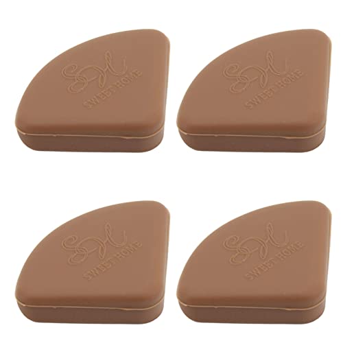 Brrnoo Tisch -Eck -Beschützer, Möbel Eckschützer mit Einer Starken Klebstoff Unterstützung 30 Stc (Brown) von Brrnoo