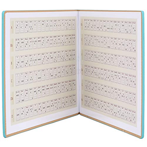 Brrnoo Ukulele -Akkorde Cheatsheet, Ukulele Stand Lern ​​Scales Keys und Akkorde Tragbare Kunstbuch -Gitarren Akkord Chart für Sopran Konzert Tenor Uke von Brrnoo