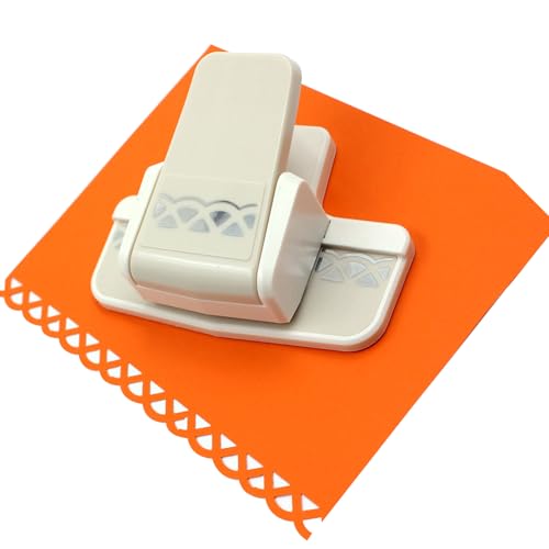 Eckschneider, Papierschläge Zum Handwerk mit Mehrfarbigem EDGER Border Border Punch Blumen Puncher Blühen Quadrate Eckpunsch für -Projekte Papierhandwerk (09 florierendes Muster) von Brrnoo