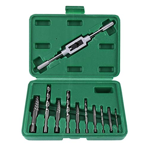Gebrochene Schrauben Extractor Set, 11 Stück Prof. Werkzeug für Schrauben, Bolzen und Befestigungen, Bohrer & Removal Tool inklusive Gebrochene Schrauben Extractor Set, 11 Stück Prof. Werkzeug für Schrauben, Bolzen und Befestigungen, Bohrer & Removal Tool inklusive von Brrnoo