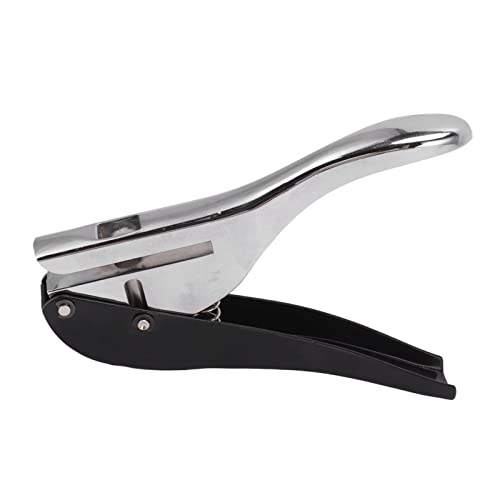 Hole Punch, Stahlmaterial Ein Punch Hole Puncher mit Einer Rutschfesten Basis für Schule, Büro oder Sogar Reisen (8-mm-/0,3-Zoll-Dichthaut-Stanzzange, 2,8 x) von Brrnoo
