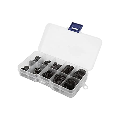 Holzknöpfe, 100pcs Holzknöpfe Einzigartige Design für Bastelknöpfe für Basteln Natürlicher Haltbarer, Robuster Sicherer Bequemer Runder Holzknopf (Dunkelbraun) von Brrnoo