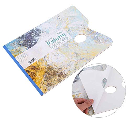 Lackpalette, Palette mit 25 Blättern Einwegpalettepapier für Ölgemälde Lackpalette, Palette mit 25 Blättern Einwegpalettepapier für Ölgemälde von Brrnoo