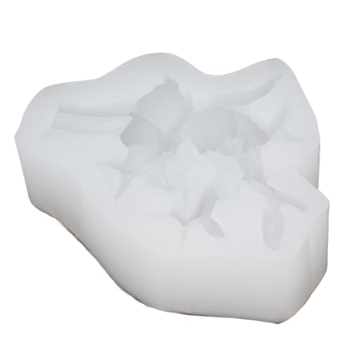 Lily Blumenkerzenform, Silikonform für Seifenherstellung, Einfache Freisetzung mit Klarer Textur, Ideal für Harzkunst von Brrnoo