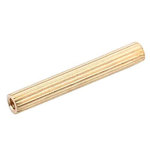 Messing Round Standoff, Messing Bestand Doppelpass Doppeltes Pass Kupfer Stillschweide 100pcs M2 Standoffs Stollen Faden Runde Säulen (M2*22 (100pcs)) von Brrnoo