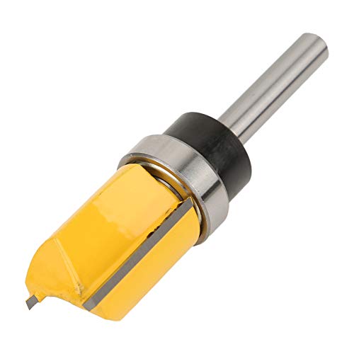 Oberes Lager Spülung Trim Router Bit, 1/4x3/4x25 Flush Cut Router Bit 1/4 Shank Flush Trimm /4 Shank /4in Schaftlager -Trad -Trein Mahlen Holzarbeit von Brrnoo