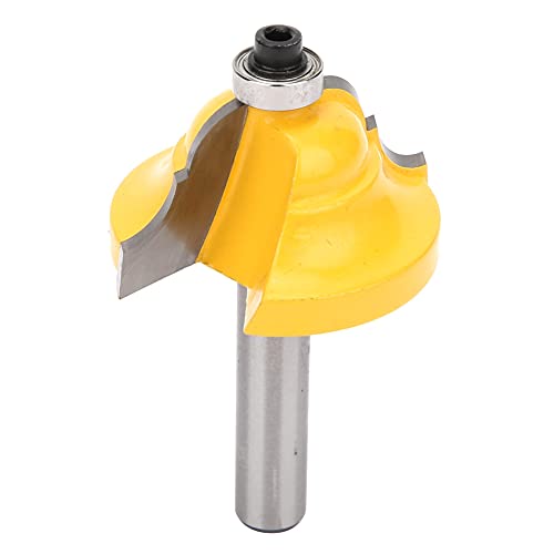 Roundover Router Bit, Router Bits Roundover Shank Double Roman Ogee 8mm Accessoires Holzbearbeitungsschneider (8*38.1MM) von Brrnoo