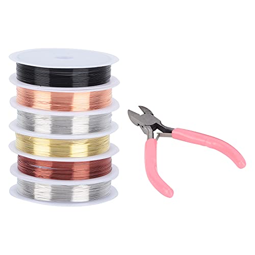 Schmuckzange, 6 Pack Schmuck Draht Perlen Set Schmuck Messing Draht Zange Set Messing mit Mini -diagonal von Brrnoo