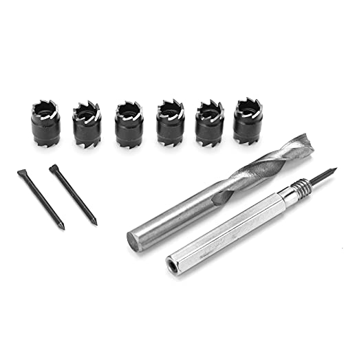 Spot -Schweißschneider, Spot Schweißbohrer Bit Hex Shank Power Drill Bits Werkzeug 9pcs Spot Schweißschneider Remover Ersatzblätter von Brrnoo