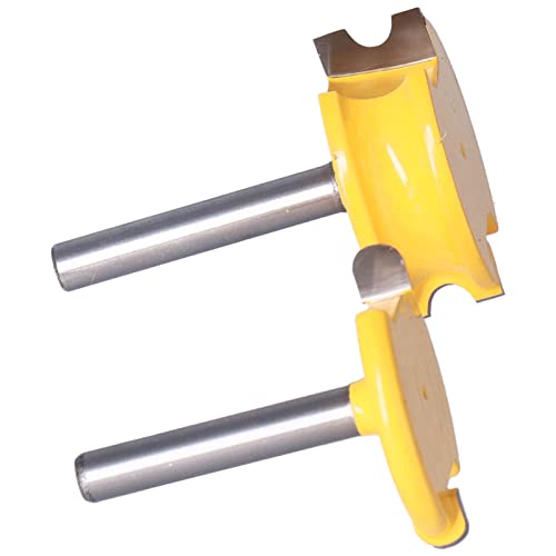 T -Router -Bit, 2pcs Router Bit Set 1/4in Slot Cutter T Slot Schank T -Router -Bit, 2pcs Router Bit Set 1/4in Slot Cutter T Slot Schank von Brrnoo