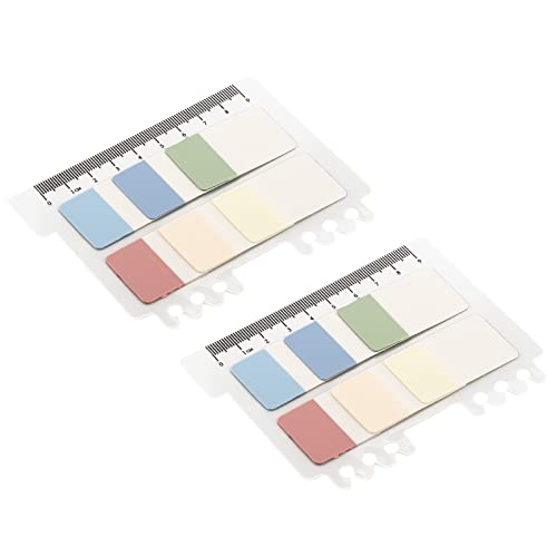 Transparente Haftnotizen, 2 Sätze Notes Transparente Klebnoten mit 6 Farben für die Dateiklassifizierung Transparente Haftnotizen, 2 Sätze Notes Transparente Klebnoten mit 6 Farben für die Dateiklassifizierung von Brrnoo