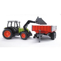 bruder Claas Nectis 267F Traktor mit Anhänger 2112 Spielzeugauto von Bruder