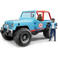 bruder Jeep Cross Country Racer blau mit Rennfahrer 2541 Spielzeugauto bruder Jeep Cross Country Racer blau mit Rennfahrer 2541 Spielzeugauto von Bruder