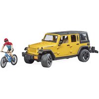 bruder Jeep Wrangler Rubicon Unlimited mit Mountainbike 2543 Spielzeugauto von Bruder