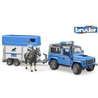 bruder Land Rover Defender Polizeifahrzeug 2588 Spielzeugauto von Bruder