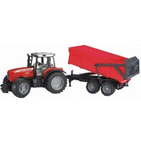 bruder Massey Ferguson 7480 Traktor mit Wannenkippanhänger 2045 Spielzeugauto bruder Massey Ferguson 7480 Traktor mit Wannenkippanhänger 2045 Spielzeugauto von Bruder