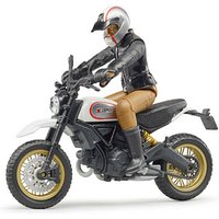 bruder Scrambler Ducati Desert Sled mit Fahrer 63051 Spielzeugmotorrad von Bruder