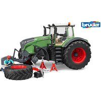 bruder Fendt 1050 Vario Traktor mit Mechaniker und Werkstattausstattung 4041 Spielzeugauto von Bruder