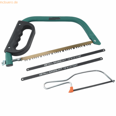 Brüder Mannesmann Bügelsäge M30132 300mm +Sägebogen 150mm von Brüder Mannesmann