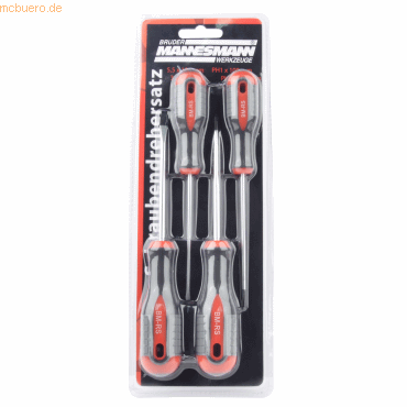 Brüder Mannesmann Schraubendreher-Set 11300 4-teilig von Brüder Mannesmann